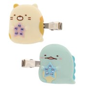 ヘアクリップ ねこ&とかげ FE34406