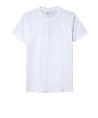 ヘインズ（Hanes）白 青ラベル クルーネックTシャツ 3枚組 HM2115G 010