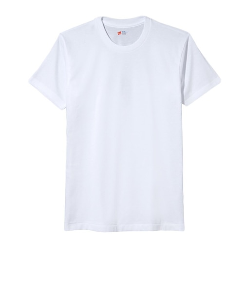ヘインズ（Hanes）白 青ラベル クルーネックTシャツ 3枚組 HM2115G 010