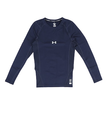 アンダーアーマー（UNDER ARMOUR）野球 アンダーシャツ コールドギアアーマー コンプレッション 長袖クルーネックTシャツ 1375373 410