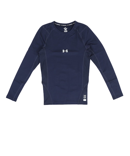 アンダーアーマー（UNDER ARMOUR）野球 アンダーシャツ コールドギアアーマー コンプレッション 長袖クルーネックTシャツ 1375373 410