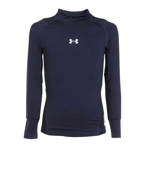 アンダーアーマー（UNDER ARMOUR）野球 アンダーシャツ ジュニア コールドギアアーマー コンプレッション ロングスリーブ モックシャツ 137539…