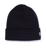 ニューエラ(NEW ERA)ニット帽 ベーシック カフニット メタリックアルミニウム 13328079 防寒 フリーサイズ 黒