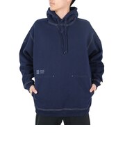 ニューバランス(new balance)裏起毛 1000 スウェットプルオーバーフーディ ネイビー オーバーサイズフィット AMT25022PGM