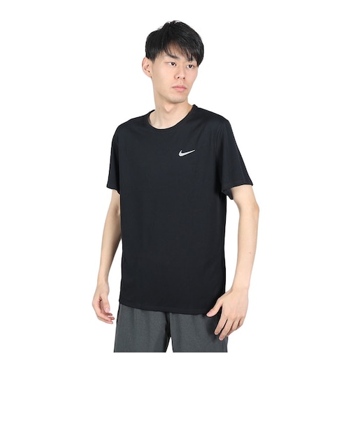 ナイキ（NIKE）Tシャツ 半袖 速乾 ドライフィット UV マイラー ショートスリーブ ランニングトップ DV9316-010