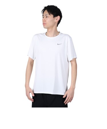 ナイキ（NIKE）Tシャツ 半袖 速乾 ドライフィット UV マイラー ショートスリーブ ランニングトップ DV9316-100