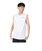 ナイキ(NIKE)タンクトップ ドライフィット レジェンド スリーブレス フィットネス Tシャツ DX0992-100 速乾 トレーニング ノースリーブ 白