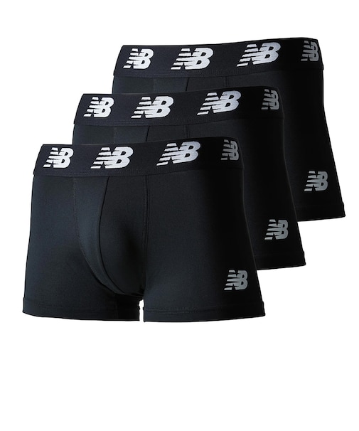 ニューバランス（new balance）プレミアムボクサーパンツ 3インチ 前閉じ 3枚セット USサイズ LAU13009BKK