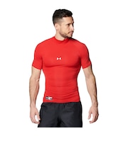 アンダーアーマー(UNDER ARMOUR)野球 アンダーシャツ ヒートギアアーマー コンプレッション 半袖モックネックTシャツ 1358642 600 速乾