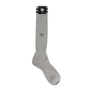 アンブロ(UMBRO)サッカー ソックス 靴下 ラインストッキング 25~27cm UAS8310 SLV27