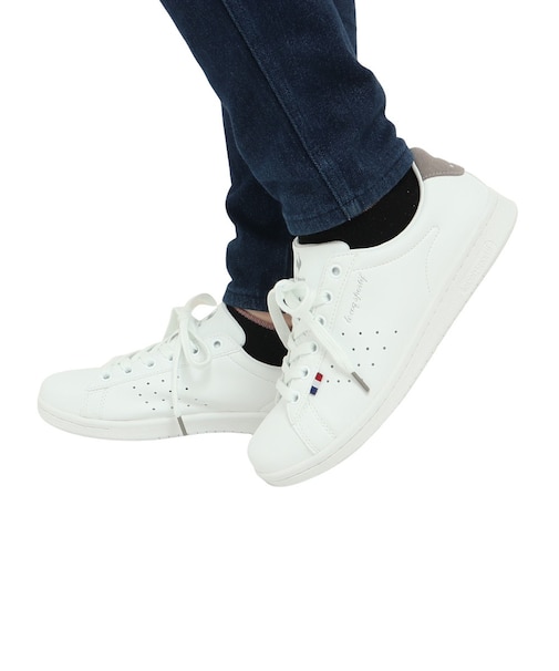 ルコックスポルティフ(lecoqsportif)スニーカー ラ ローラン SL ホワイト グレー QL1VJC02WG スポーツシューズ タウン 軽量 消臭 …
