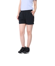プリンス(PRINCE)テニスウェア レディース ストレッチショートパンツ WA3323 165 BLK 速乾