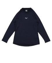 ミズノ(MIZUNO)野球 ジュニア 練習着 アンダーシャツ ローネック長袖 12JAAP5014 速乾