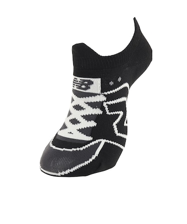 ニューバランス（new balance）スニーカー柄ソックス LAS35700BK