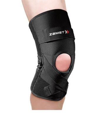 ザムスト(ZAMST)膝用サポーター 黒 S-3Lサイズ ZK-PROTECT 左右兼用 ハード 固定 膝 ひざ サポーター