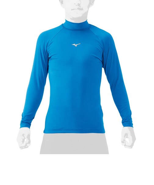 ミズノ（MIZUNO）野球 アンダーシャツ ジュニア ハイネック 長袖 12JAAP5127 速乾