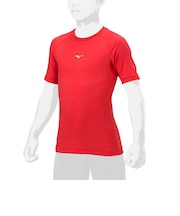 ミズノ（MIZUNO）野球 アンダーシャツ ジュニア ローネック 半袖 12JAAP5262 速乾