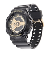 ジーショック(G-SHOCK)時計 G-SHOCK 110 SERIES ブラック×ゴールド アナデジ 20気圧防水 耐衝撃 腕時計 GA-110GB-1…