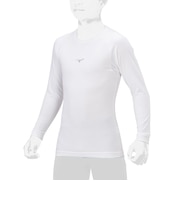 ミズノ(MIZUNO)野球 アンダーシャツ ジュニア ローネック 長袖 12JAAP5001 速乾