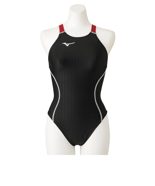 ミズノ（MIZUNO）競泳水着 ジュニア 女子 水泳 ミディアムカット WA承認モデル N2MA142496