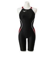 ミズノ(MIZUNO)競泳水着 ジュニア 女子 水泳 ハーフスーツ レースオープンバック N2MG142496