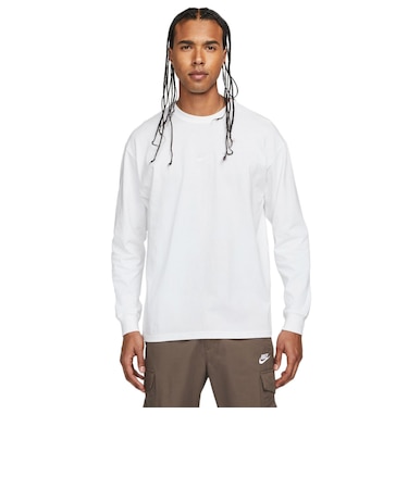 ナイキ（NIKE）長袖 Tシャツ メンズ プレミアム エッセンシャル DO7391-100 白 ホワイト スポーツウェア ロンT カットソー カジュアル 24…