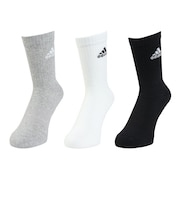 アディダス(adidas)クッション クルーソックス 3足組 EBB96-IC1311