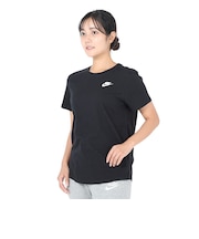 ナイキ(NIKE)半袖Tシャツ レディース クラブ エッセンシャル DX7903-010