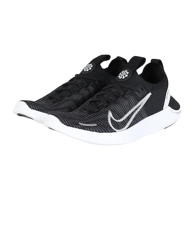 ナイキ(NIKE)ランニングシューズ フリー ラン フライニット NN ブラック ホワイト DX6482-002 スニーカー ジョギング 軽量 柔軟性