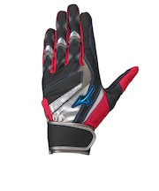 ミズノ(MIZUNO)バッティング用グローブ 野球 ジュニア ウィルドライブ ブルー両手用 1EJEY24509
