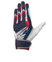 ミズノ(MIZUNO)バッティング用グローブ 野球 ジュニア ウィルドライブ ブルー両手用 1EJEY24514