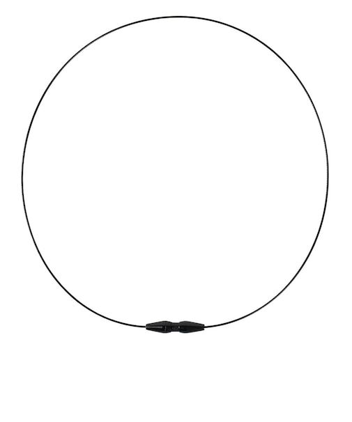 ファイテン（PHITEN）RAKUWA ネックレス EXTREME ワイヤーシングル ブラック 43cm 0223TG904052