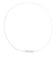 ファイテン（PHITEN）RAKUWA ネックレス EXTREME ワイヤーシングル ホワイト 50cm 0223TG904353