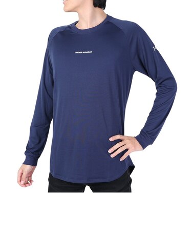 アンダーアーマー（UNDER ARMOUR）バスケットボールウェア ロングショット ロングスリーブTシャツ 1368856 411 速乾