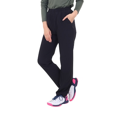 プリンス（PRINCE）テニスウェア ストレッチロングパンツ WA3326 165 BLK 速乾