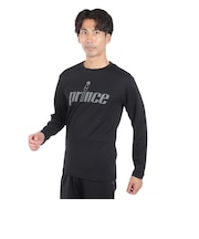 プリンス(PRINCE)テニスウェア ロングスリーブシャツ MA3002 165 BLK 速乾