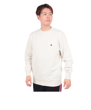 チャンピオン（CHAMPION）ベーシック ワンポイント クルーネックスウェットシャツ C3-Y035 810