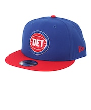 ニューエラ(NEW ERA)キャップ NBA BASIC 9FIFTY デトロイト・ピストンズ ブルー レッドバイザー 13704983 帽子