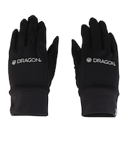 ドラゴン(DRAGON)インナーグローブ 手袋 スマホ対応 防寒 スキー スノーボード 23-68INNER GLOVEBLACK3500