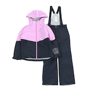 デサント(DESCENTE)ジュニア スーツ スキーウェア ジャケット パンツ 上下セット DWJWJH01X PVL サイズ調整