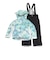 デサント（DESCENTE）ジュニア スーツ スキーウェア ジャケット パンツ 上下セット DWJWJH03X LPK サイズ調整