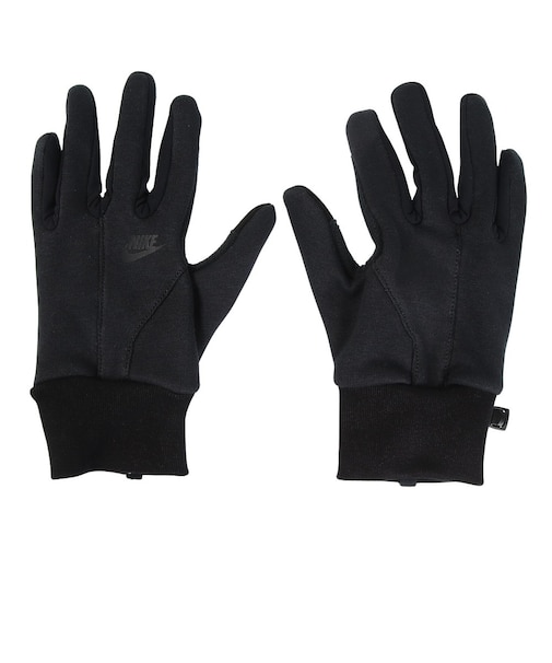 ナイキ（NIKE）手袋 テックフリースグローブ 2.0 防寒 CW1035-013 黒 M-Lサイズ タッチスクリーン対応 保温