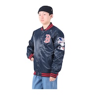 野球ウェア ジャケット サテン ML2323FW0011-NVRD