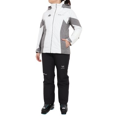 デサント（DESCENTE）スキーウェア スーツ ジャケット パンツ 上下セット SUIT DWWWJH82X LGRY