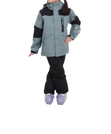 エアボーン（ARBN）ジュニア スキー スノーボード ウェア 上下セット 24 STYLISH GIRLS AB43WW1533J SLT