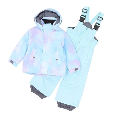 ジュニア スキーウェア ガールズ TGフォグスーツ 上下セット ST23FW0039 PNK サイズ調整