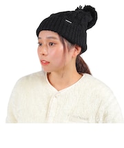 エアボーン(ARBN)帽子 ニット帽 ニットキャップ NATURE POM AB43WC1570 BLK