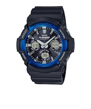 ジーショック(G-SHOCK)時計 G-SHOCK GAW 1000 SERSIES ブラック×ブルー 電波ソーラー アナデジ 20気圧防水 腕時計 GAW…