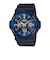 ジーショック（G-SHOCK）時計  G-SHOCK GAW 1000 SERSIES ブラック×ブルー 電波ソーラー アナデジ 20気圧防水 腕時計 GAW…