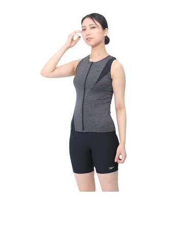 スピード（SPEEDO）フィットネス水着 レディース 水泳 ディアゴナ ジップ プロ セパレーツ SFW32410 KX